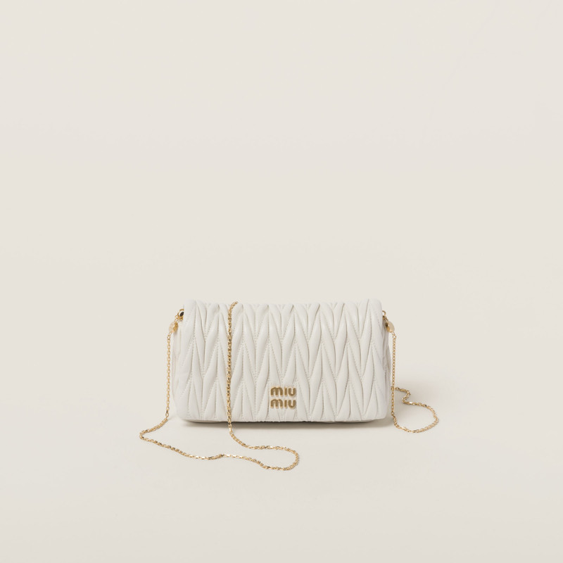 Matelassé nappa leather mini-bag 1