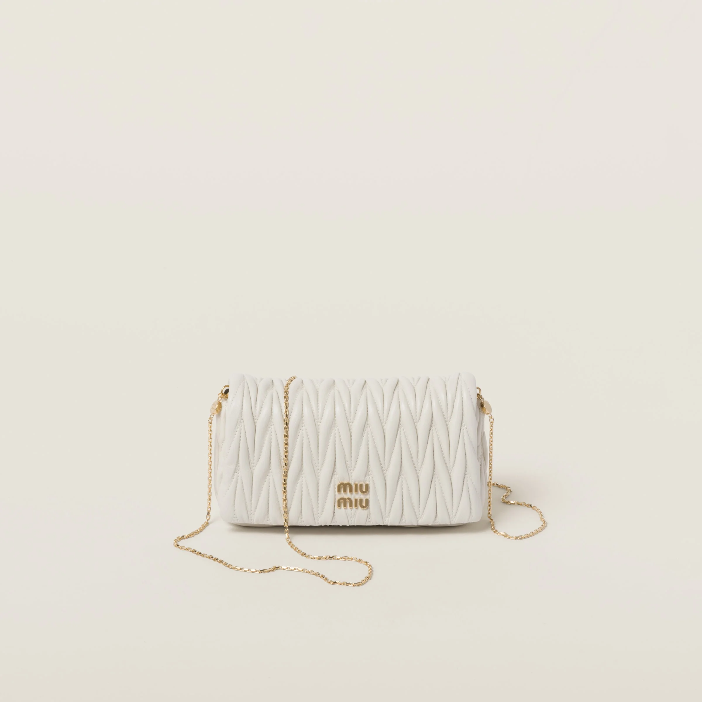 Matelassé nappa leather mini-bag - 1