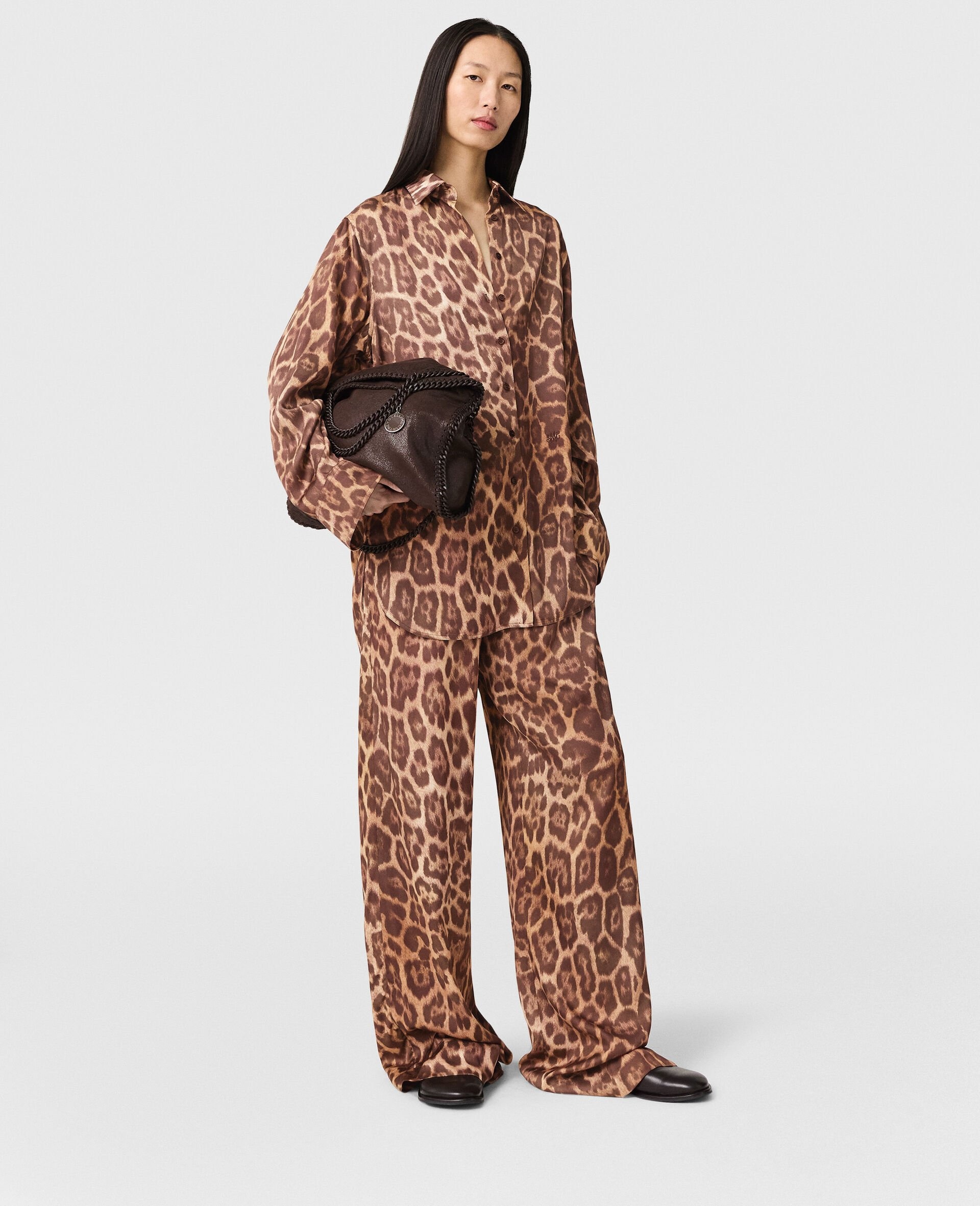 Leopard Straight-Leg Pants - 1