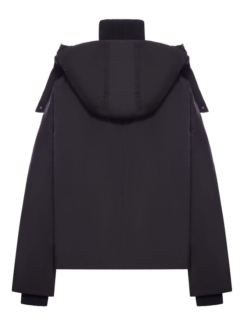 Sportmax puffer hooded zip-ip jacket outlook