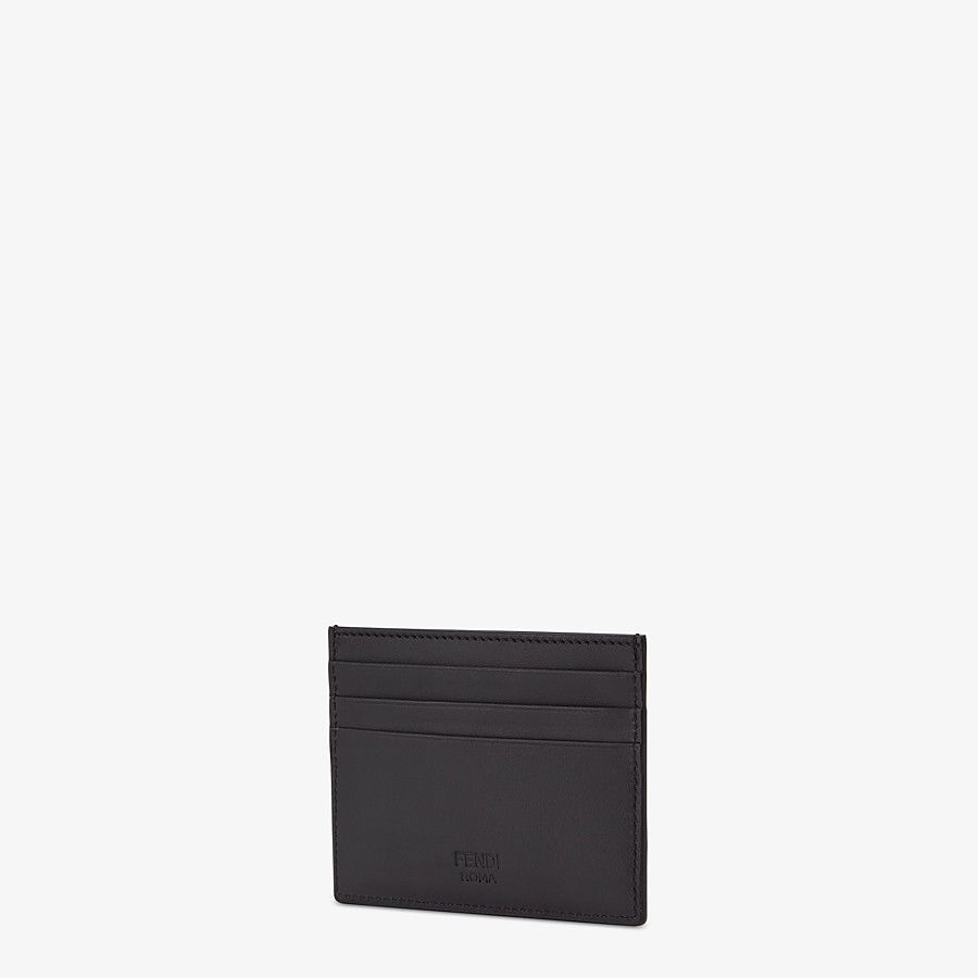 Black leather card holder - 2