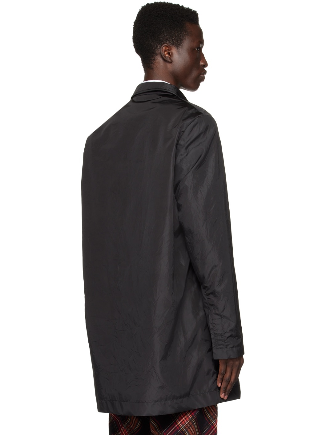 Black Notched Lapel Jacket - 3