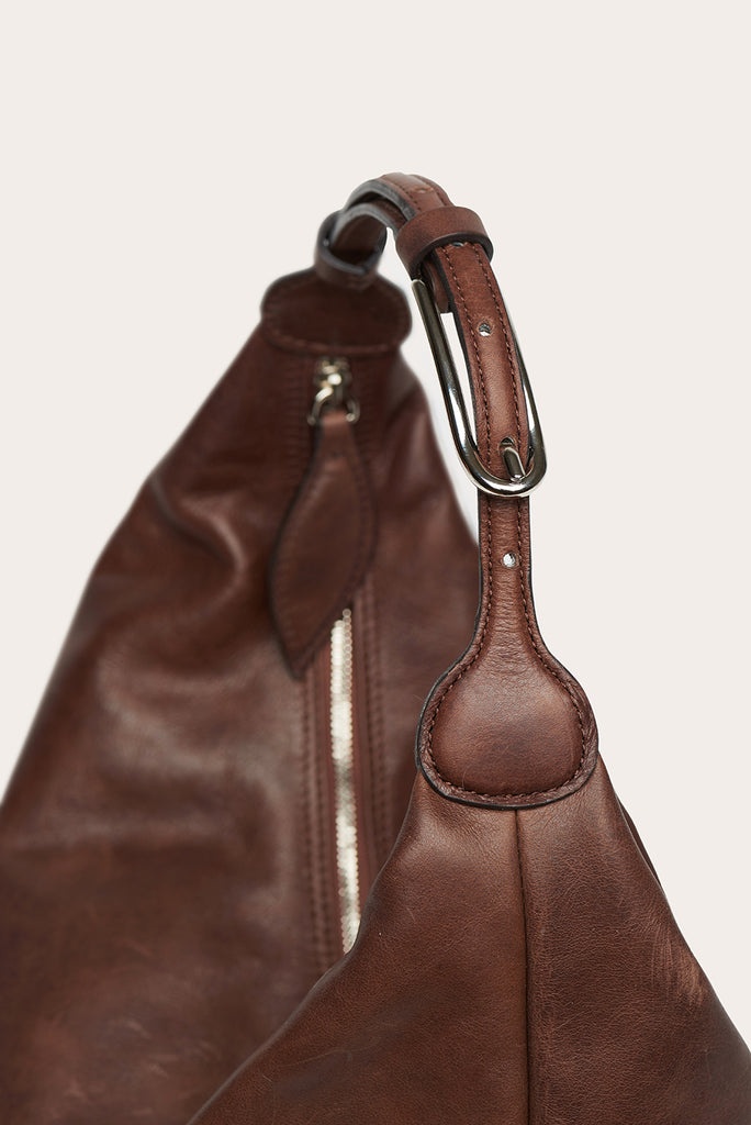 PILLOW SHOULDER BAG DARK BROWN - 3
