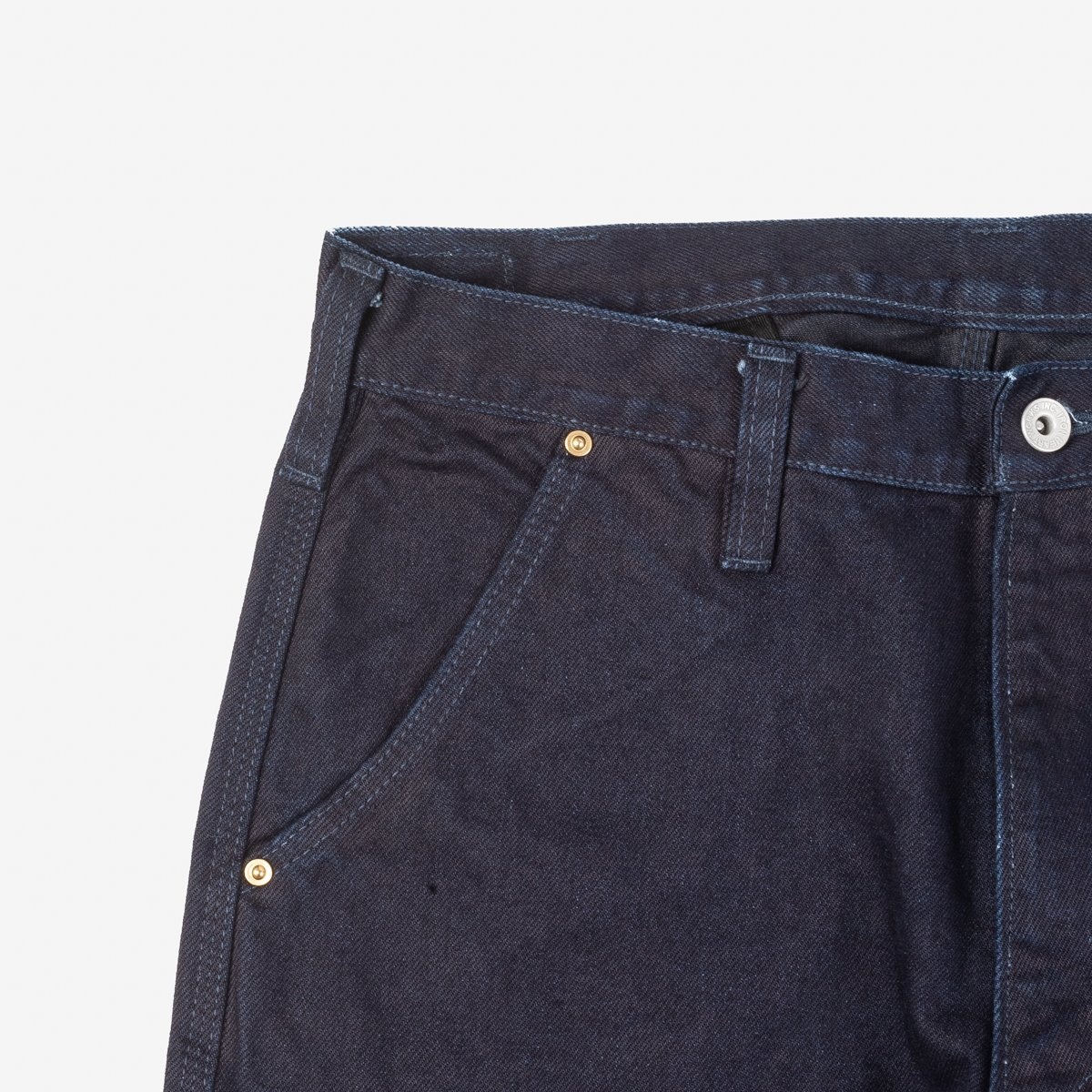 14oz Selvedge Denim Cargo Pants - Indigo/Black - 7