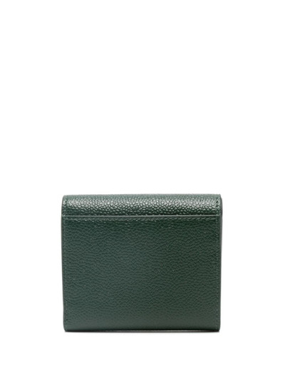 Thom Browne RWB Stripe pebbled leather wallet outlook