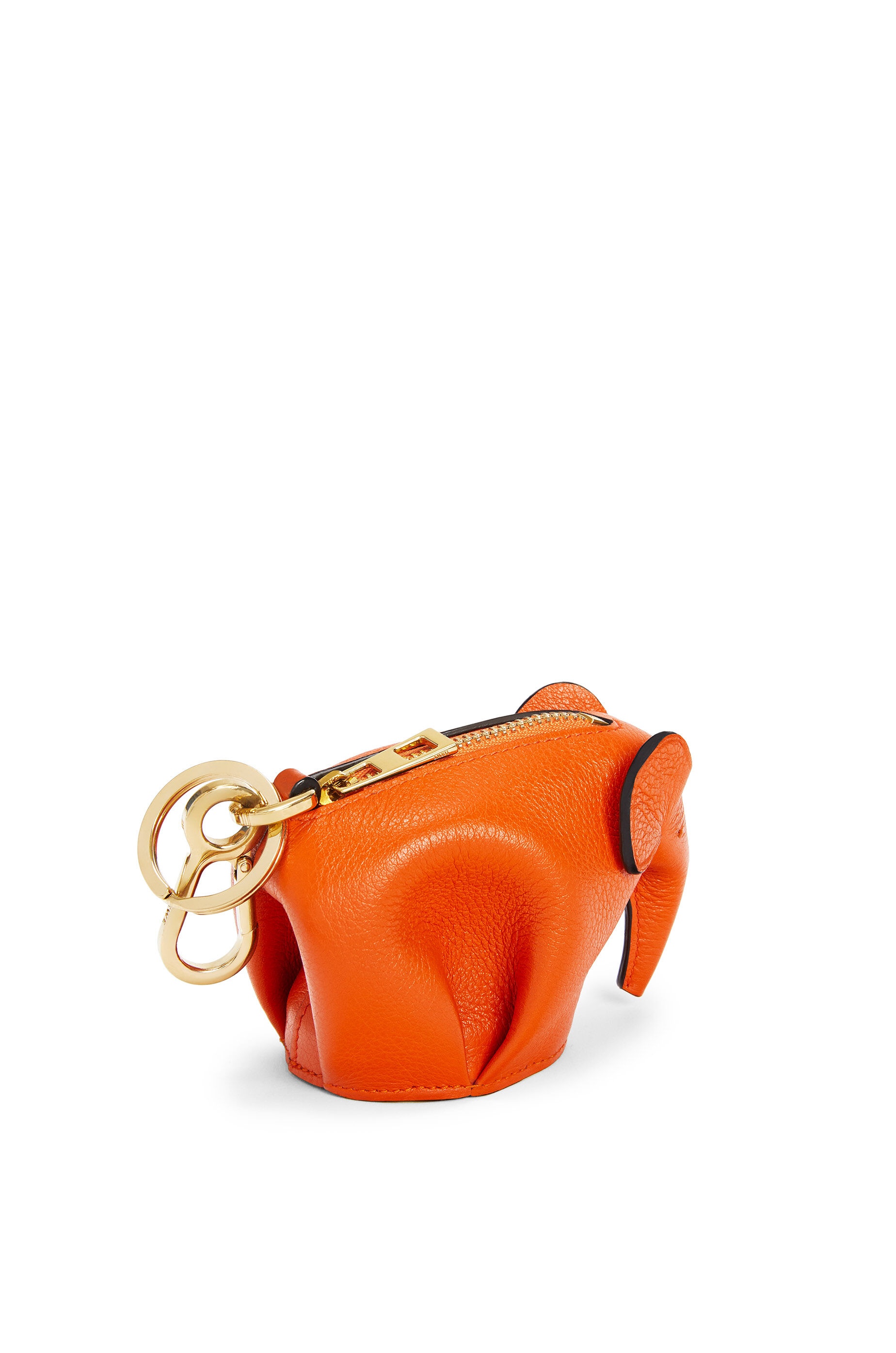 Elephant charm in classic calfskin - 7