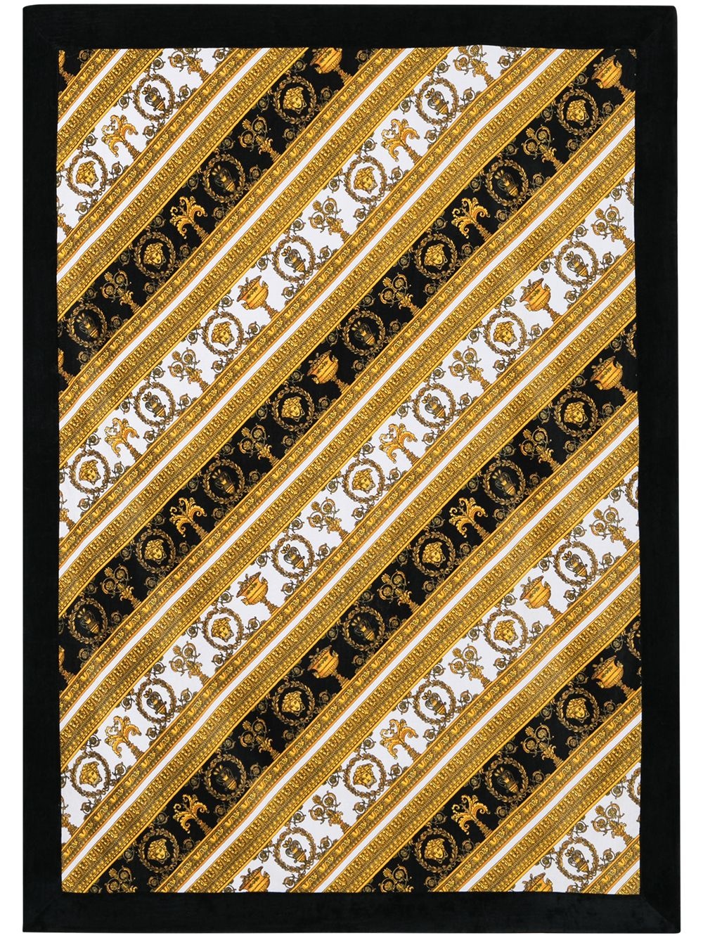 baroque-print beach towel - 1