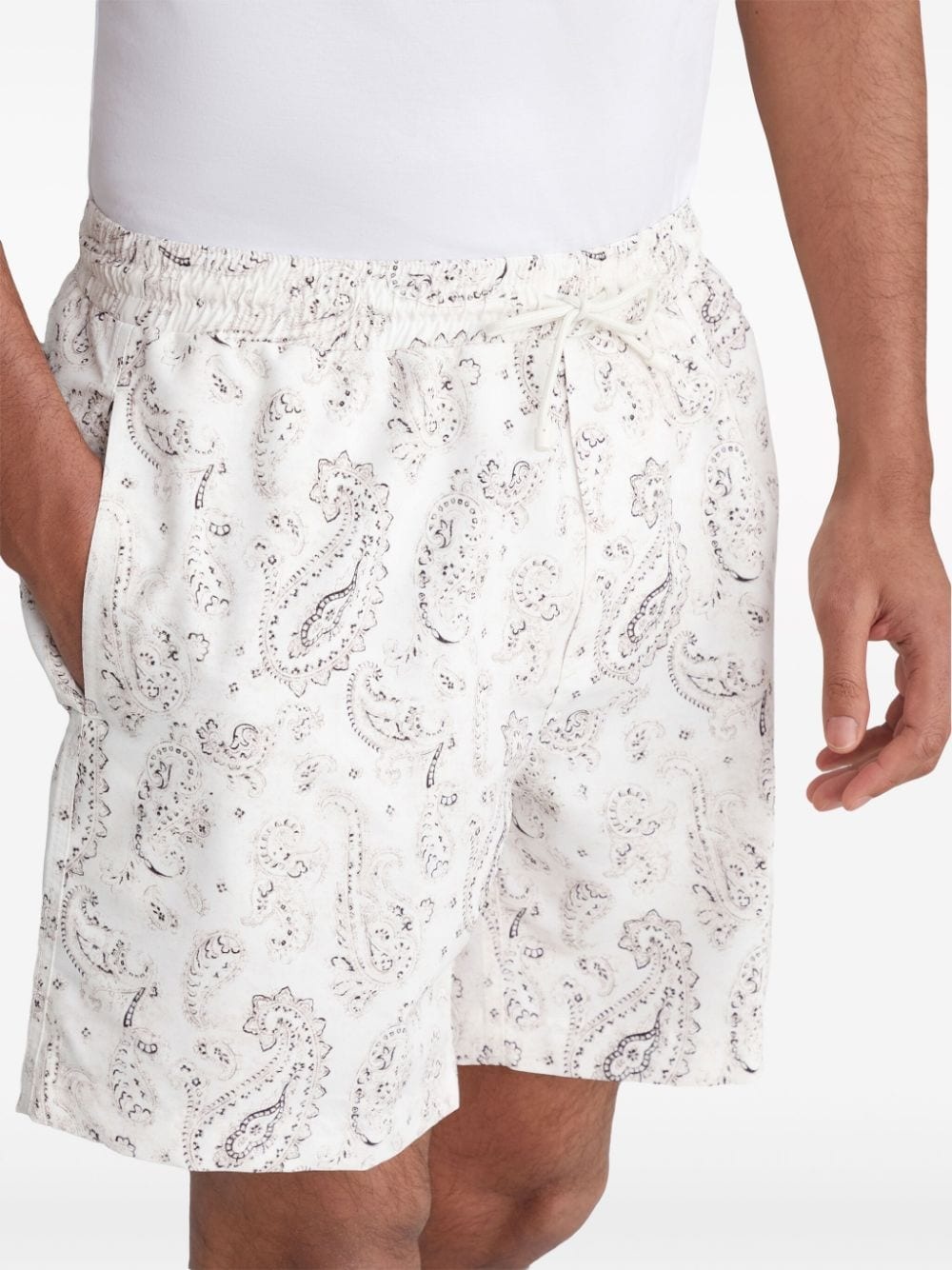 paisley-print swim shorts - 5