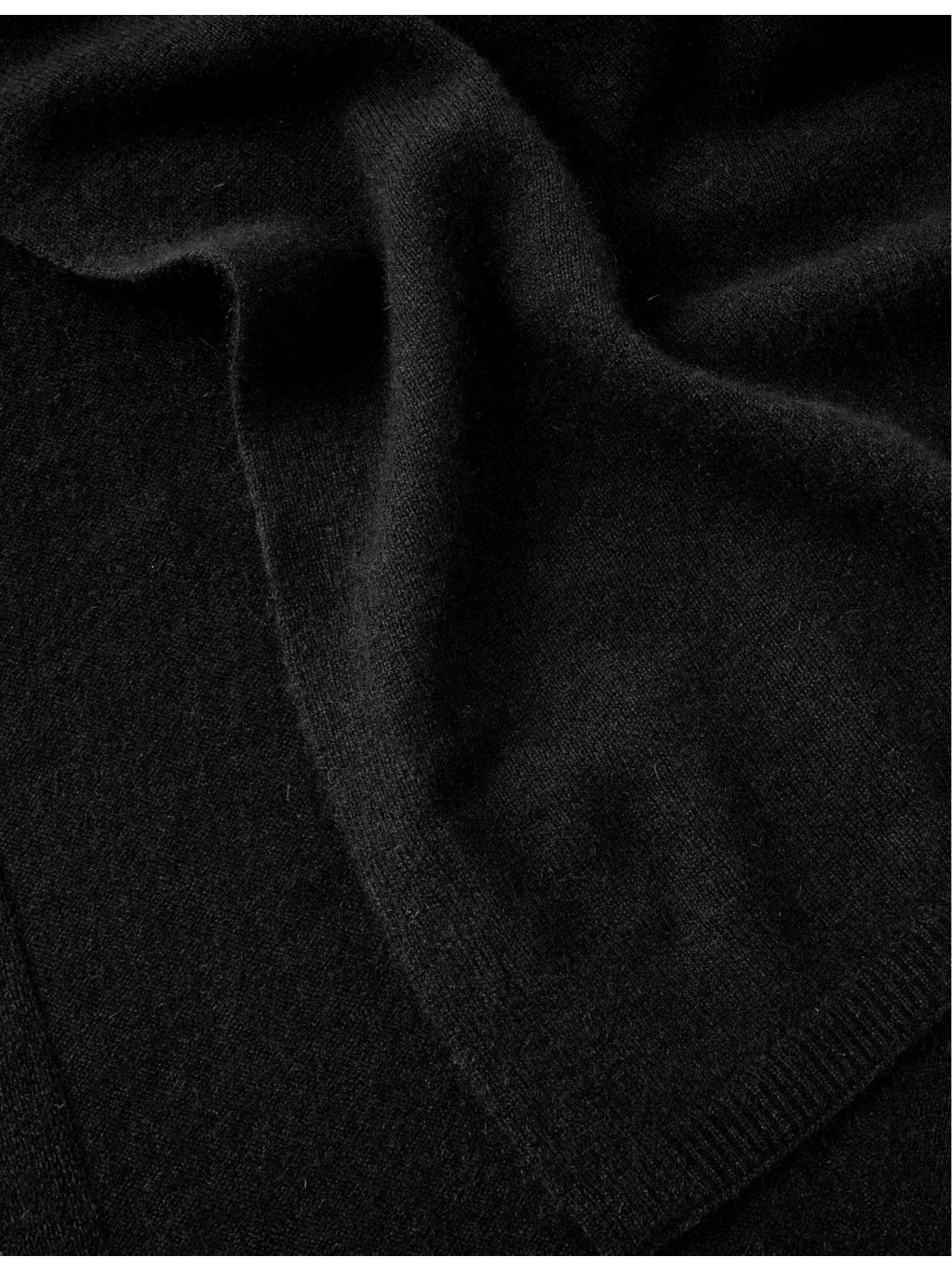 Light ribbed-trim cashmere scarf - 3