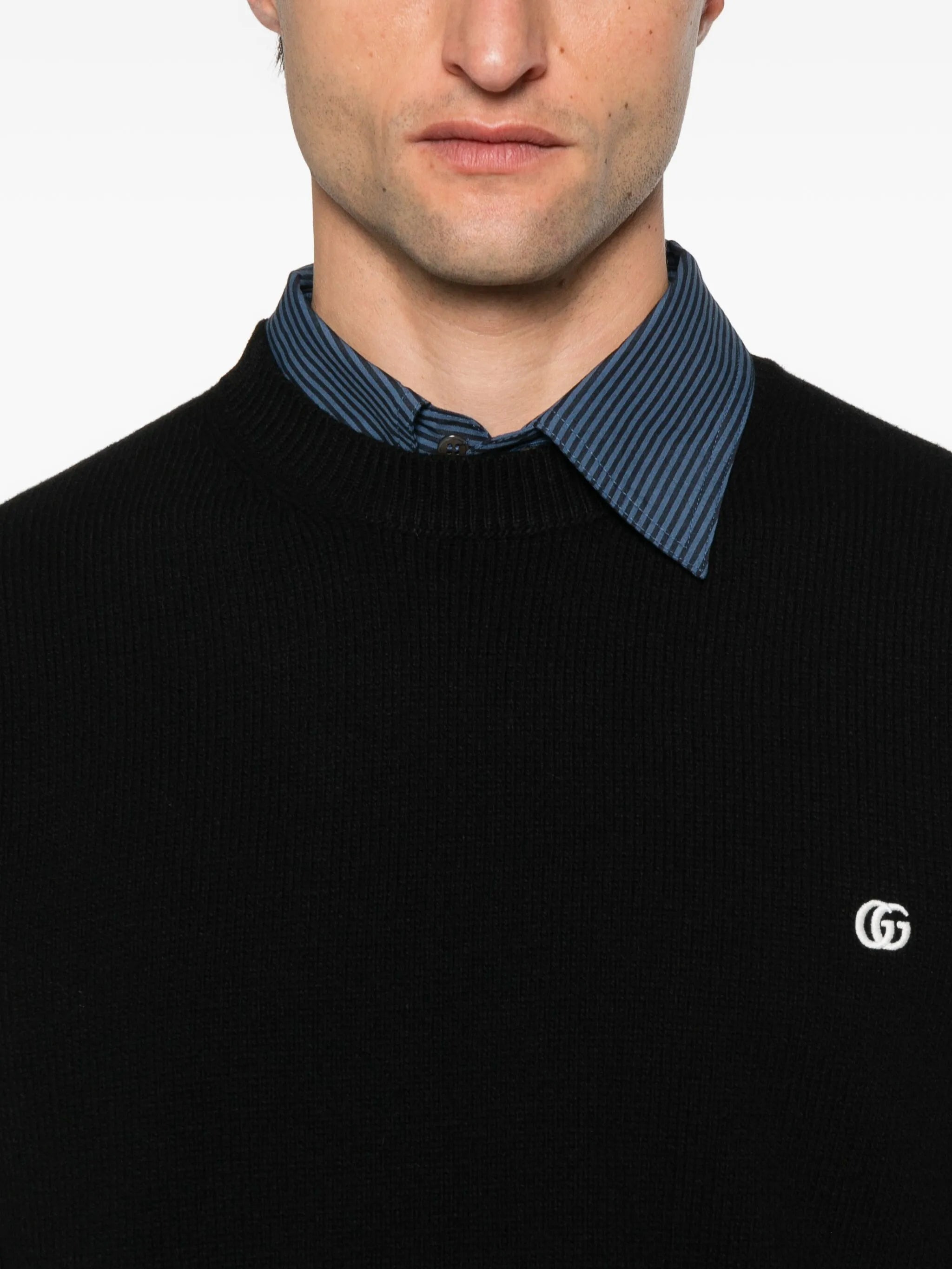 Gucci Logo-plaque Crew-neck Sweater - 4