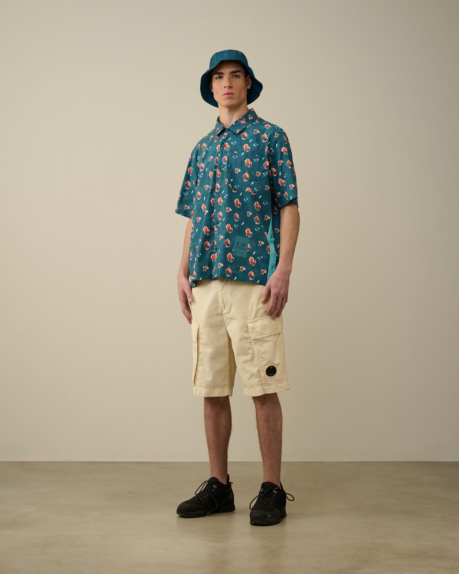 Popeline Sponged Print Shirt - 6