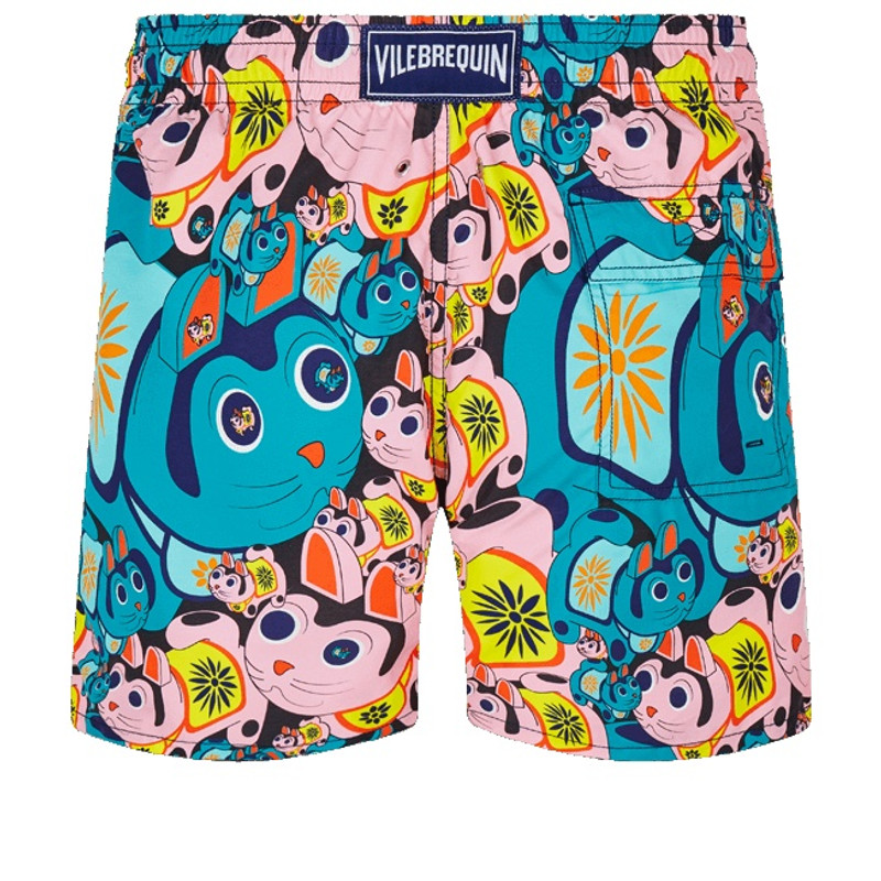 Vilebrequin Men Swim Trunks Maneki-neko outlook