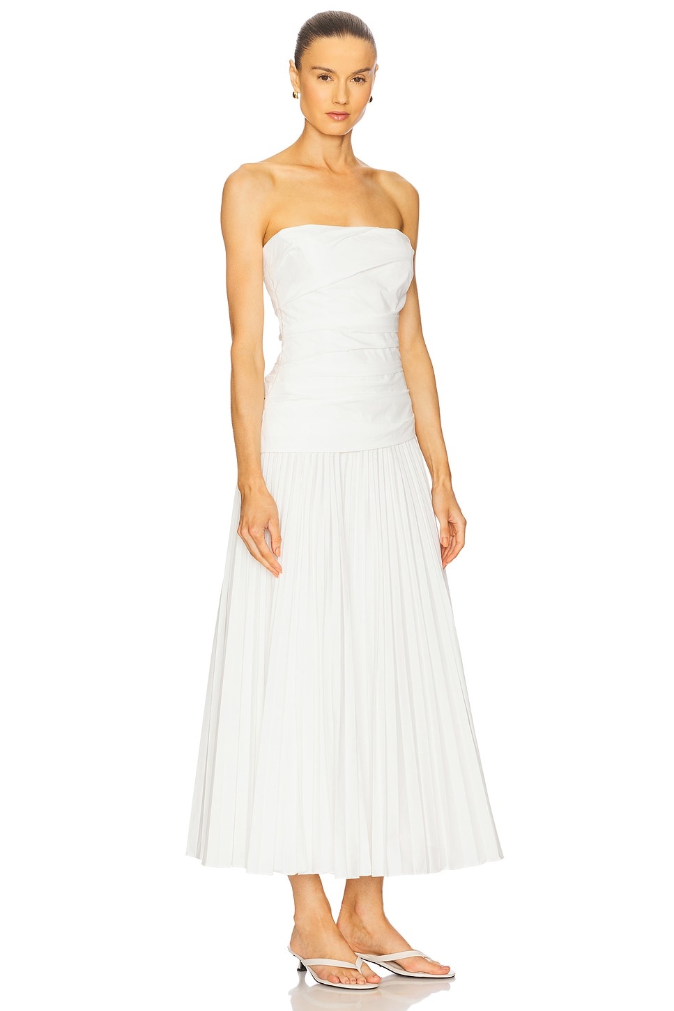 Arie Strapless Bustier Midi Dress - 2