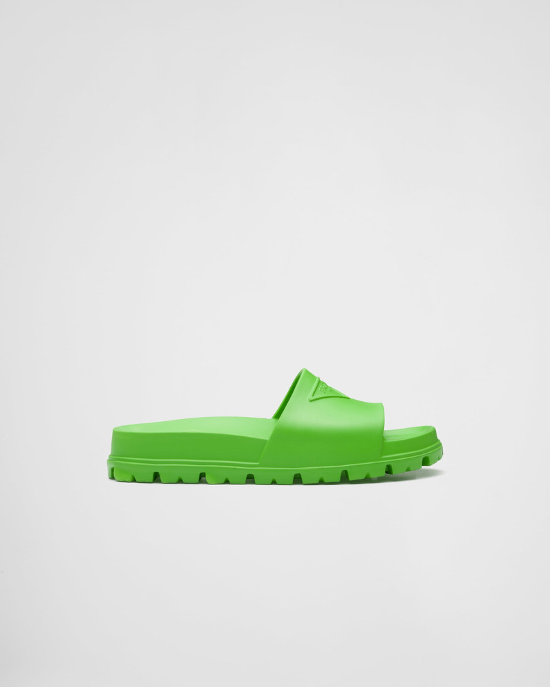 Prada Rubber slides outlook