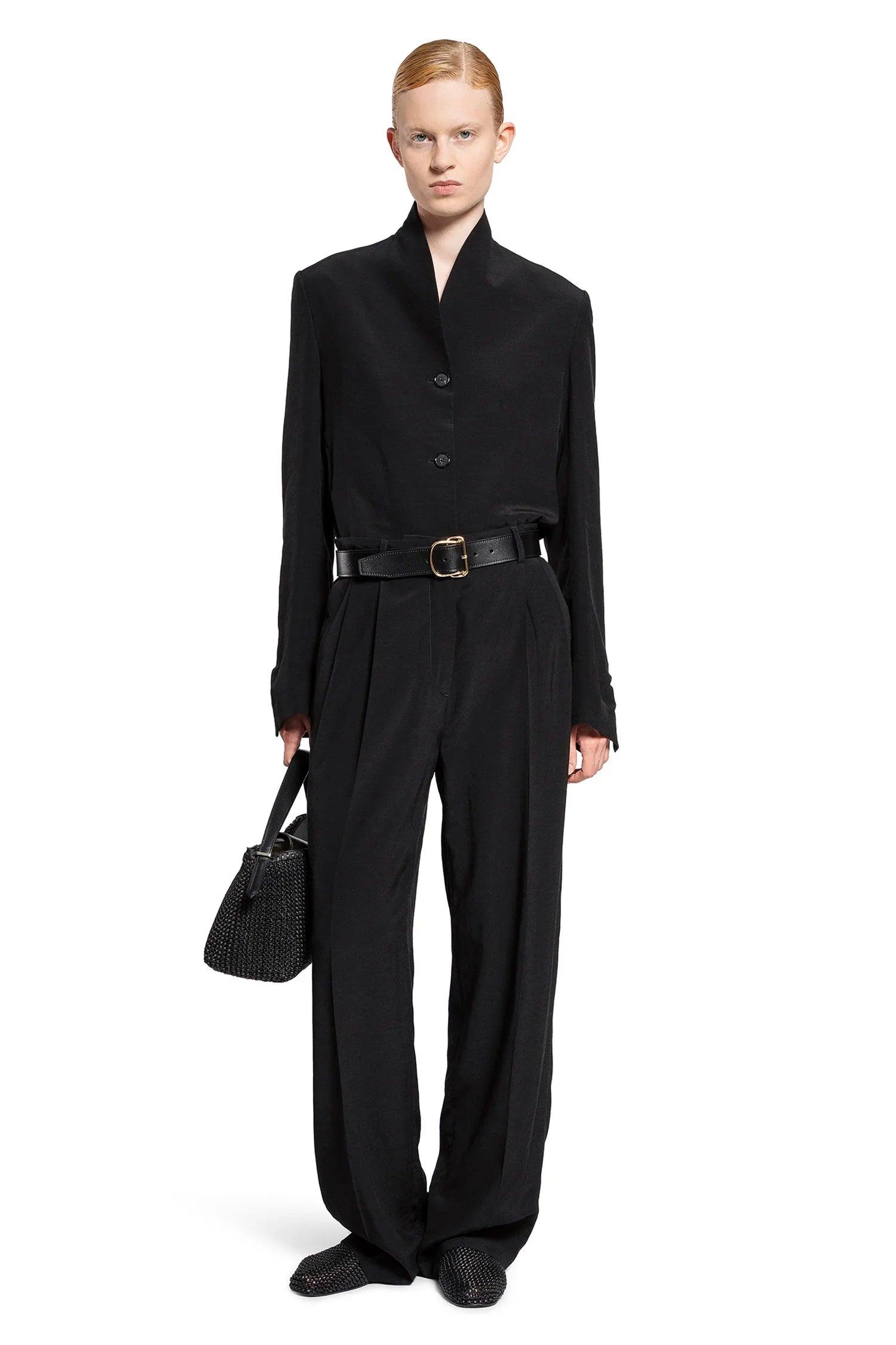 Double-Pleat-Straight-Trousers - 5