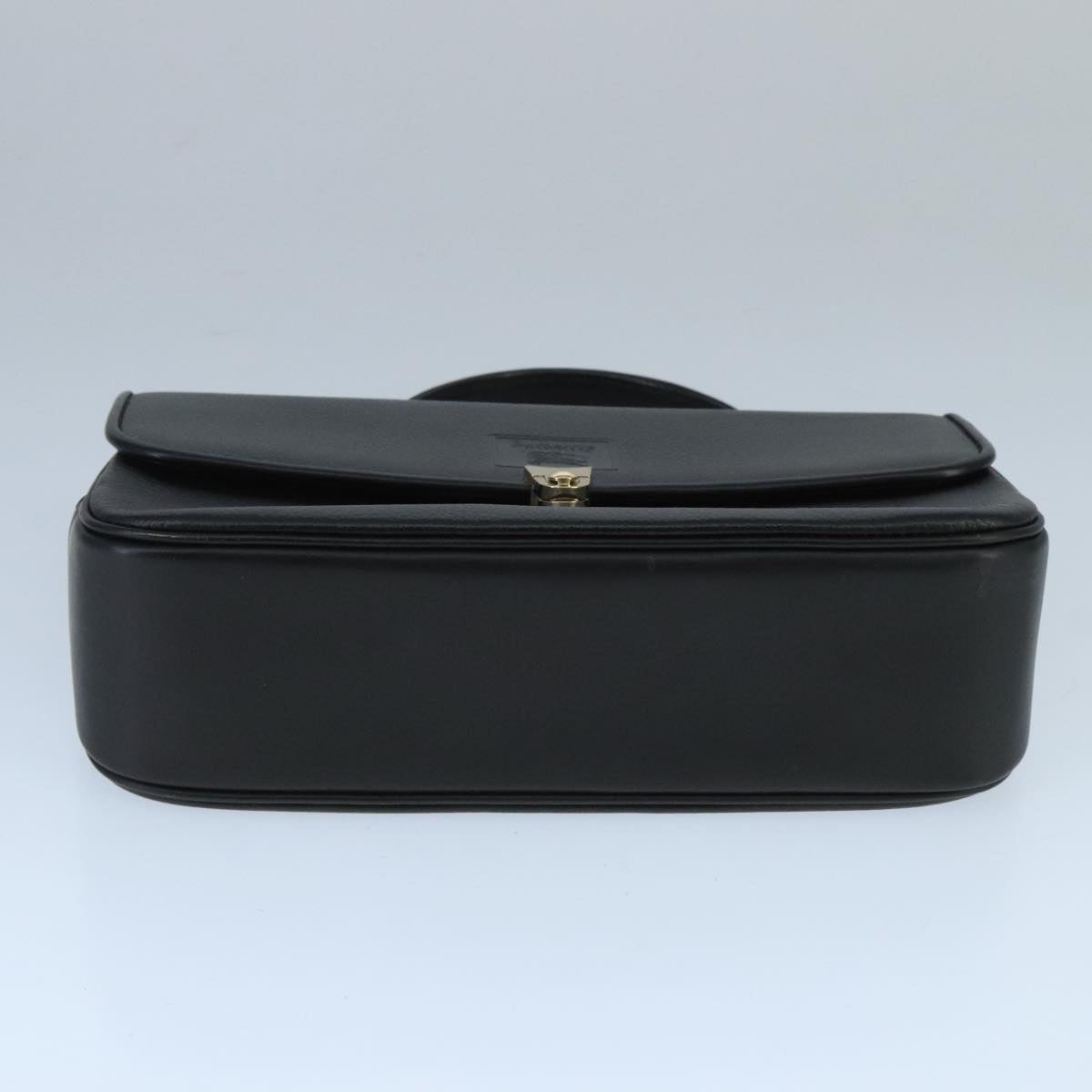 Burberry Hand Bag Leather Black - 5