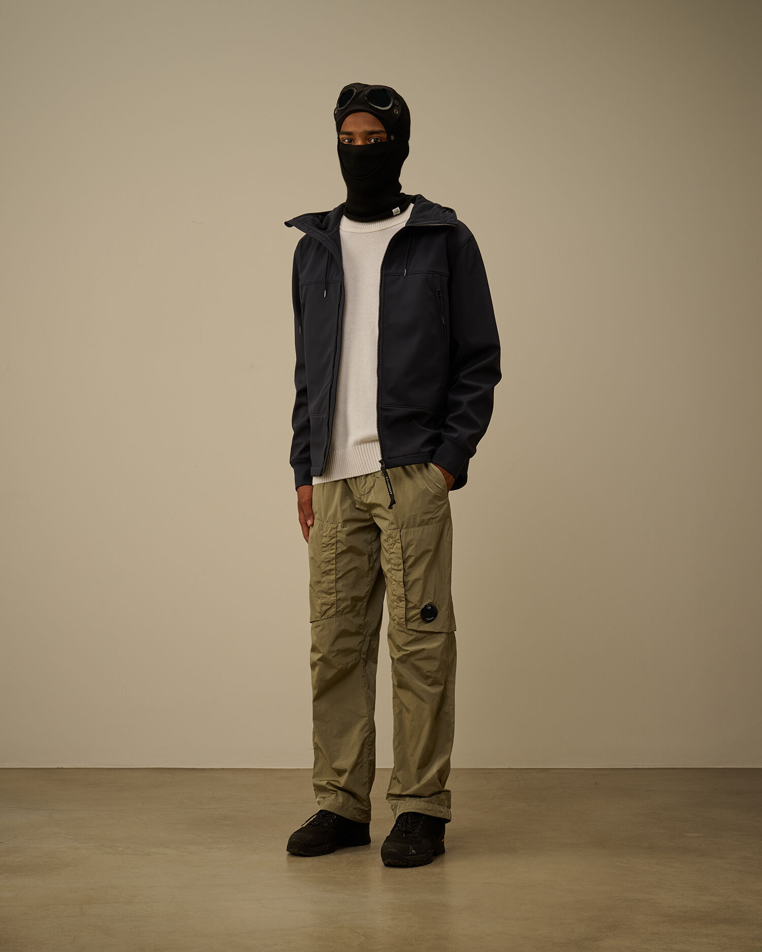 Lambswool GRS Crewneck Lens Sweater - 2