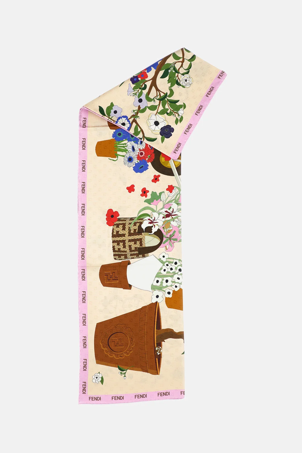 Fendi Women Fendi Gardening Printed Foulard - 1