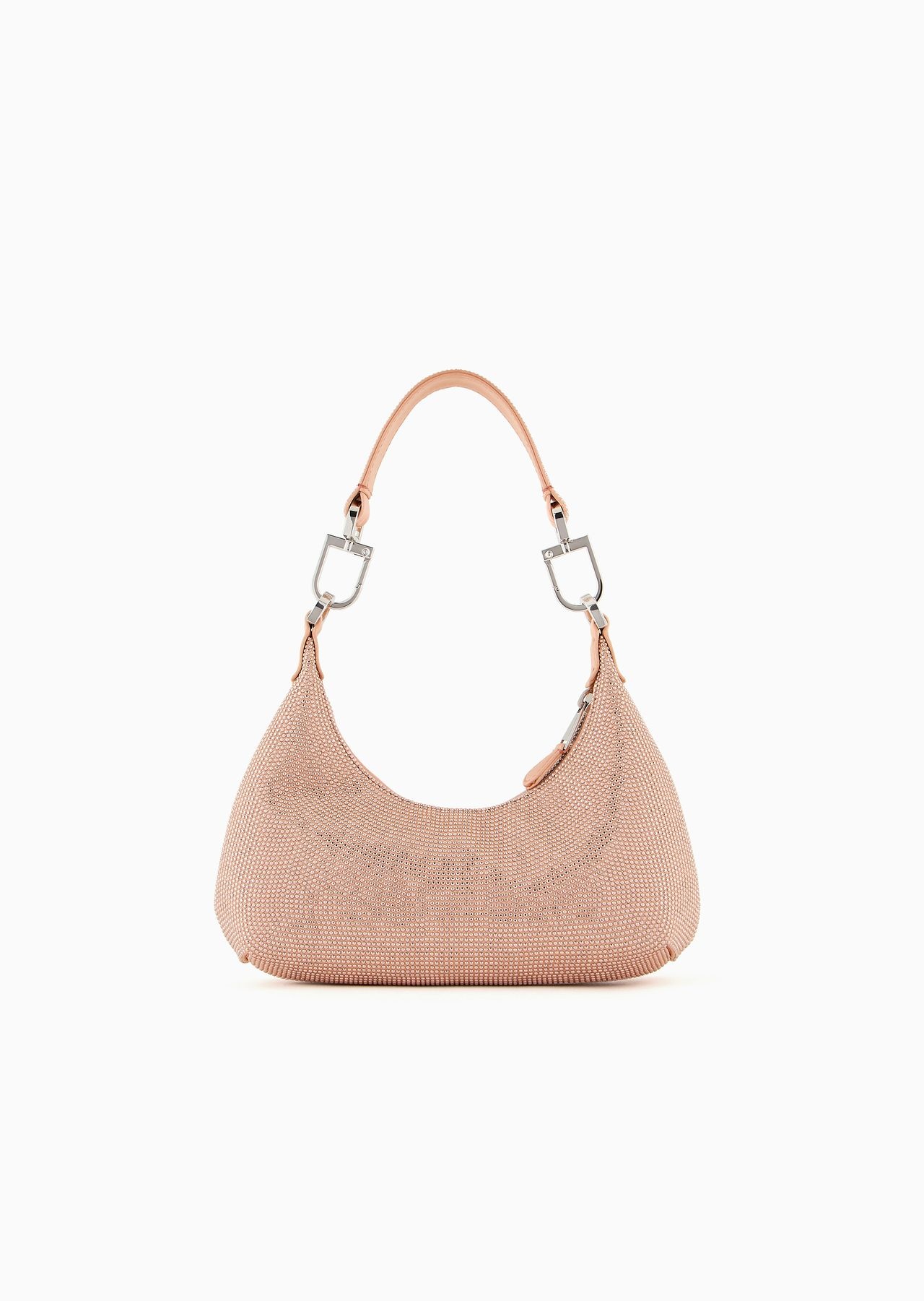 La Prima satin and rhinestone mini hobo bag - 3