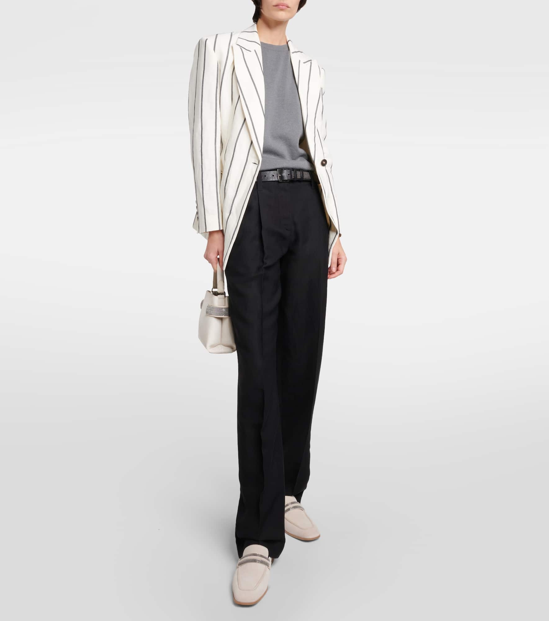 Twill straight pants - 2