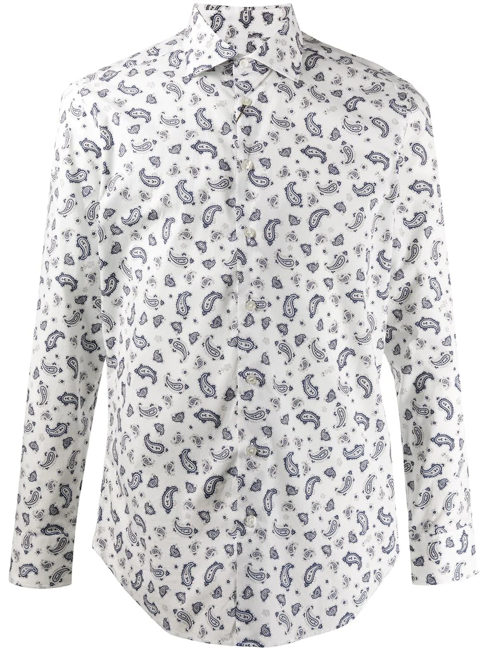 paisley print shirt - 1