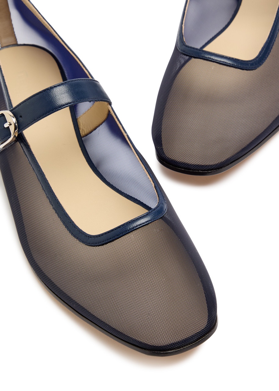 LE Monde Beryl Mary Jane Mesh Ballet Flats - 3