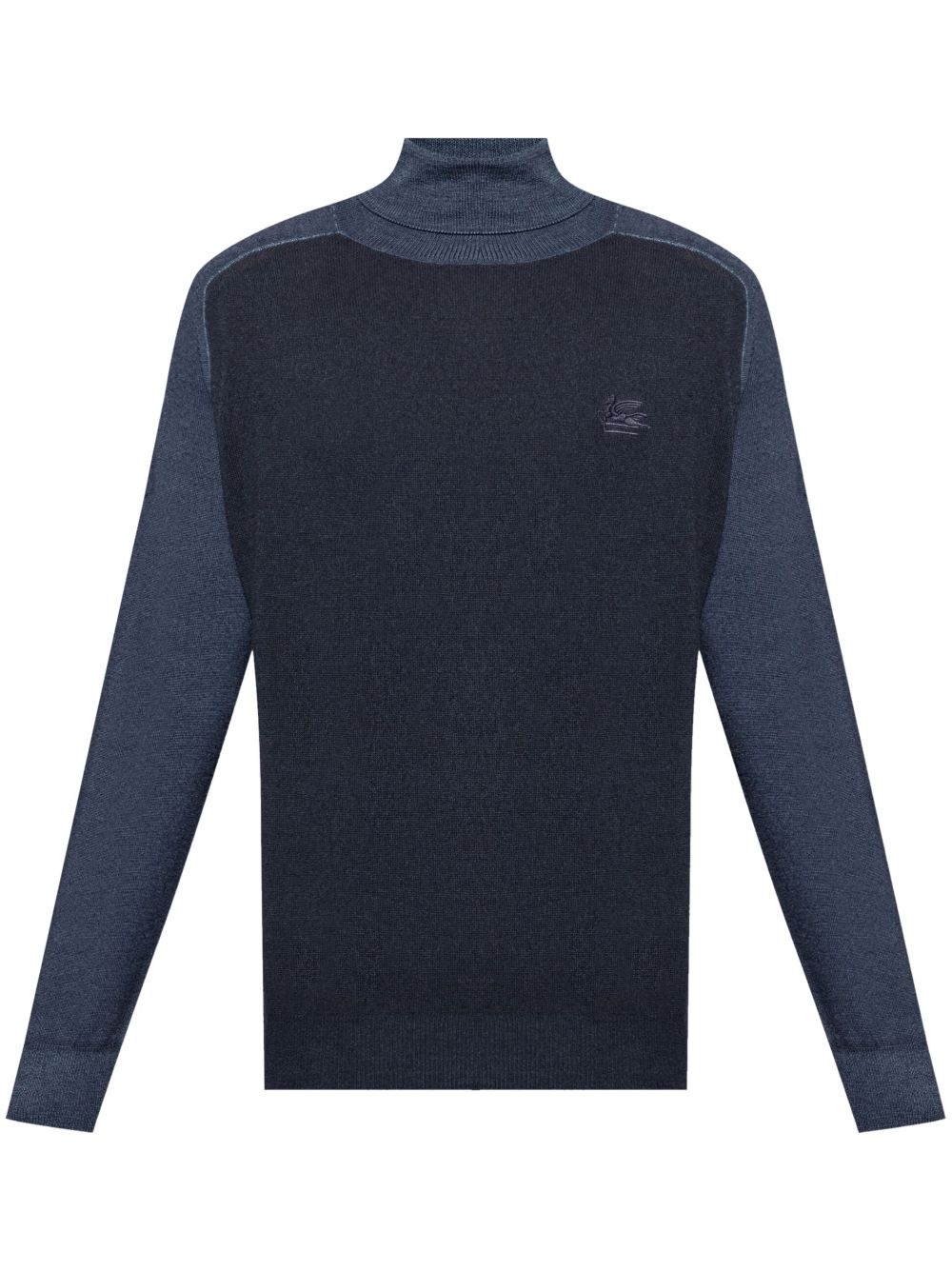 Pegaso-embroidered wool jumper - 1