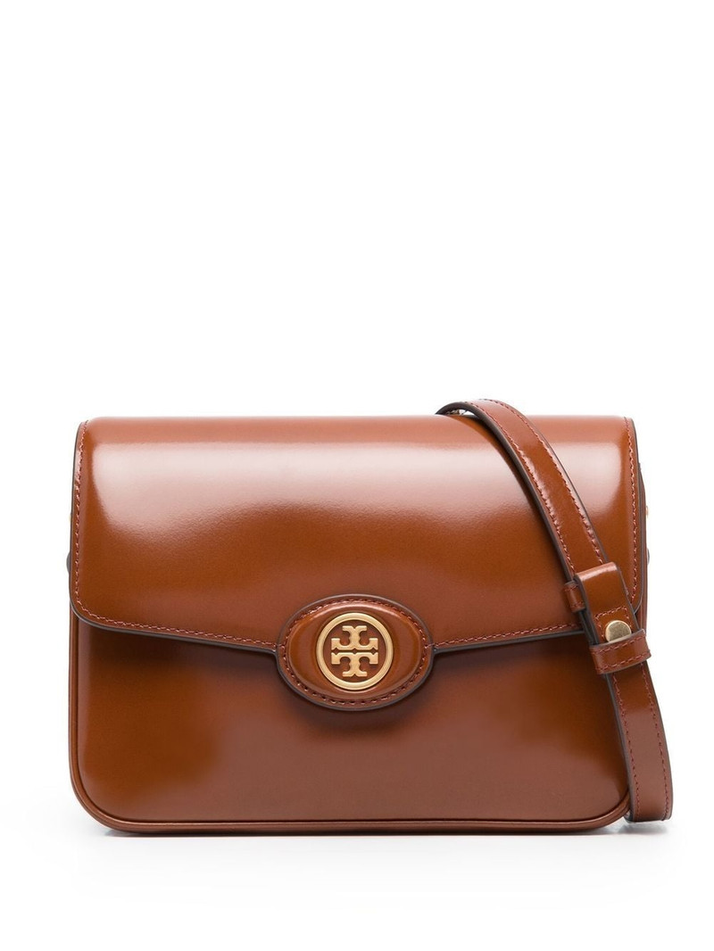 logo-plaque crossbody bag 1