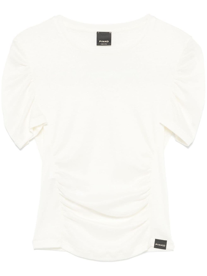 ruched-detailing T-shirt 1