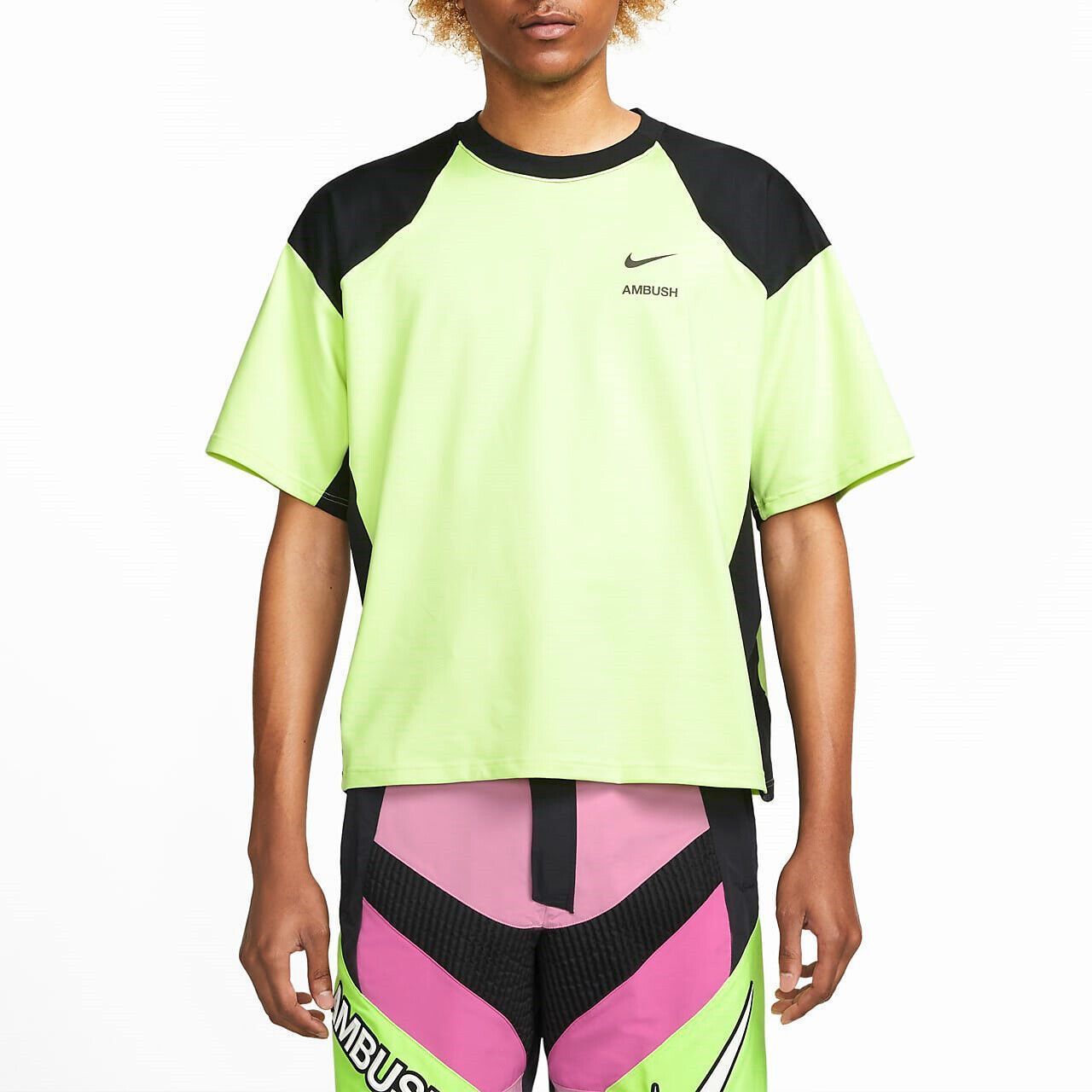 (WMNS) Nike x Ambush Short Sleeve T-shirt 'Ghost Green' CW8002-358 - 3