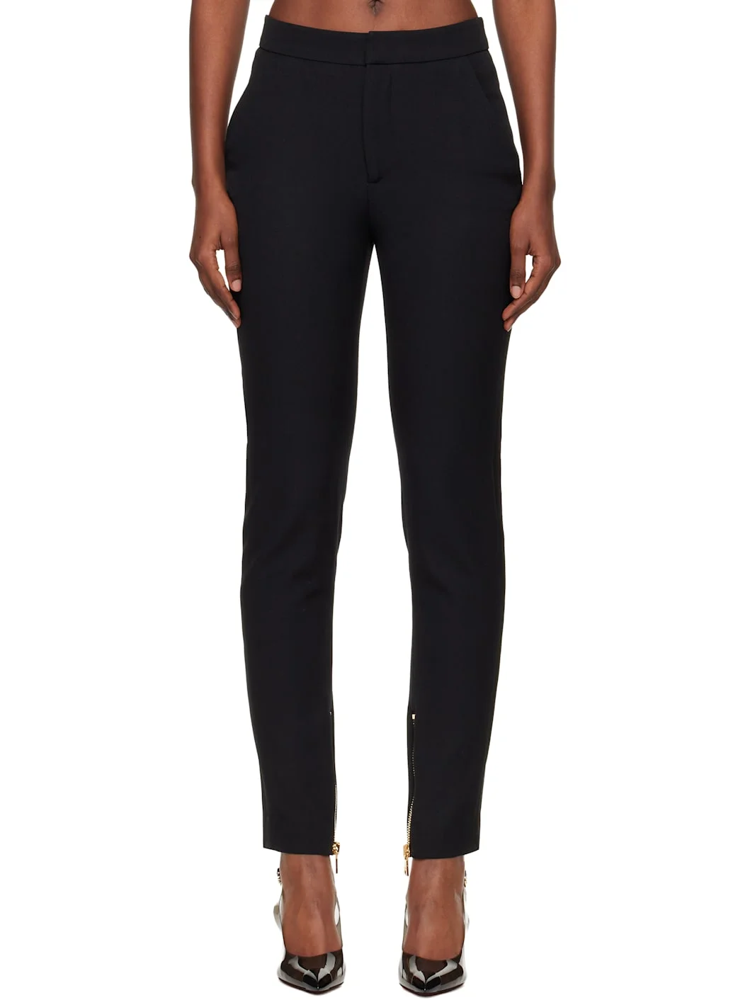 Black Tailored Trousers - 1