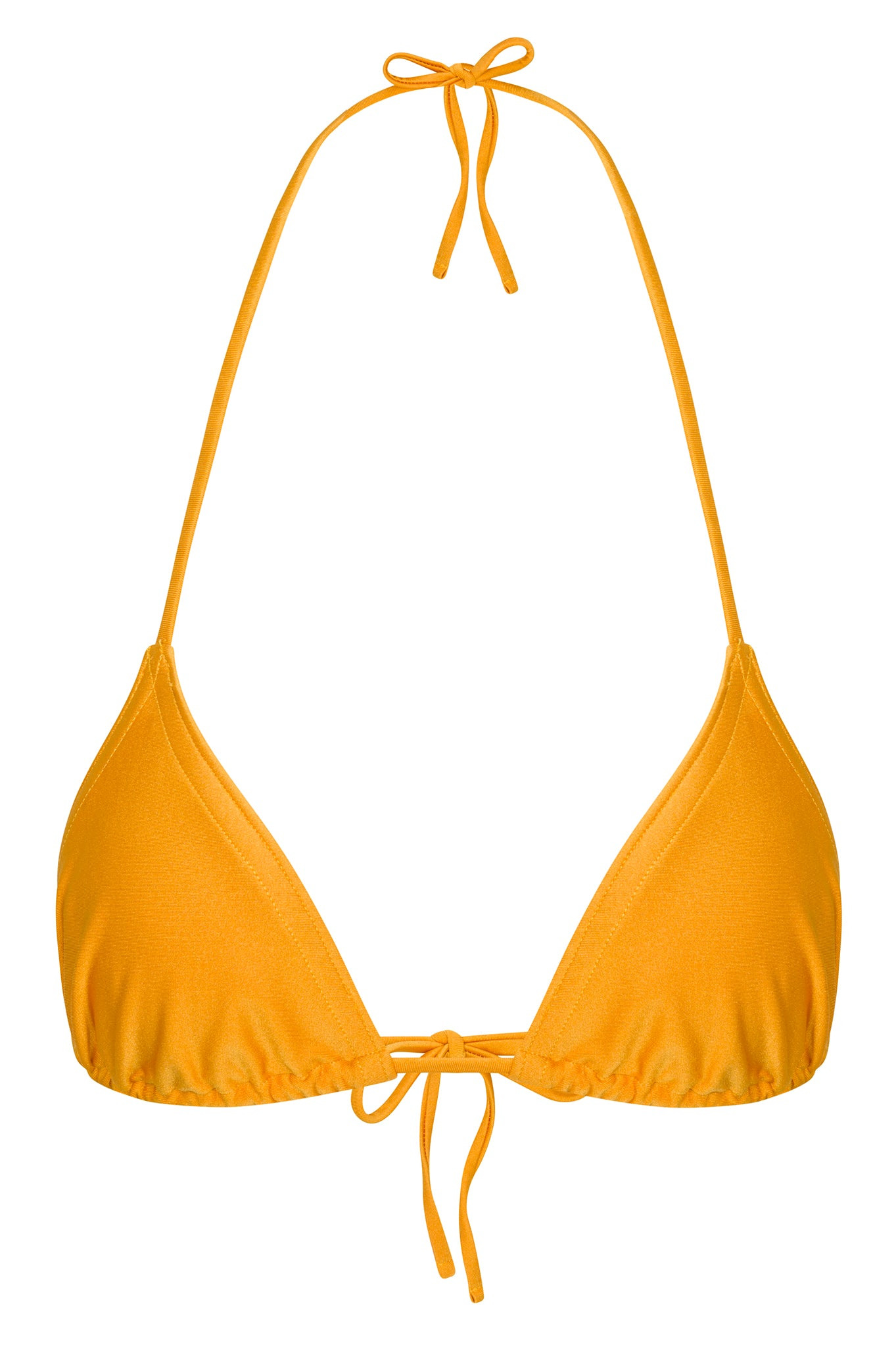 YELLOW TRIANGLE BIKINI TOP - 4