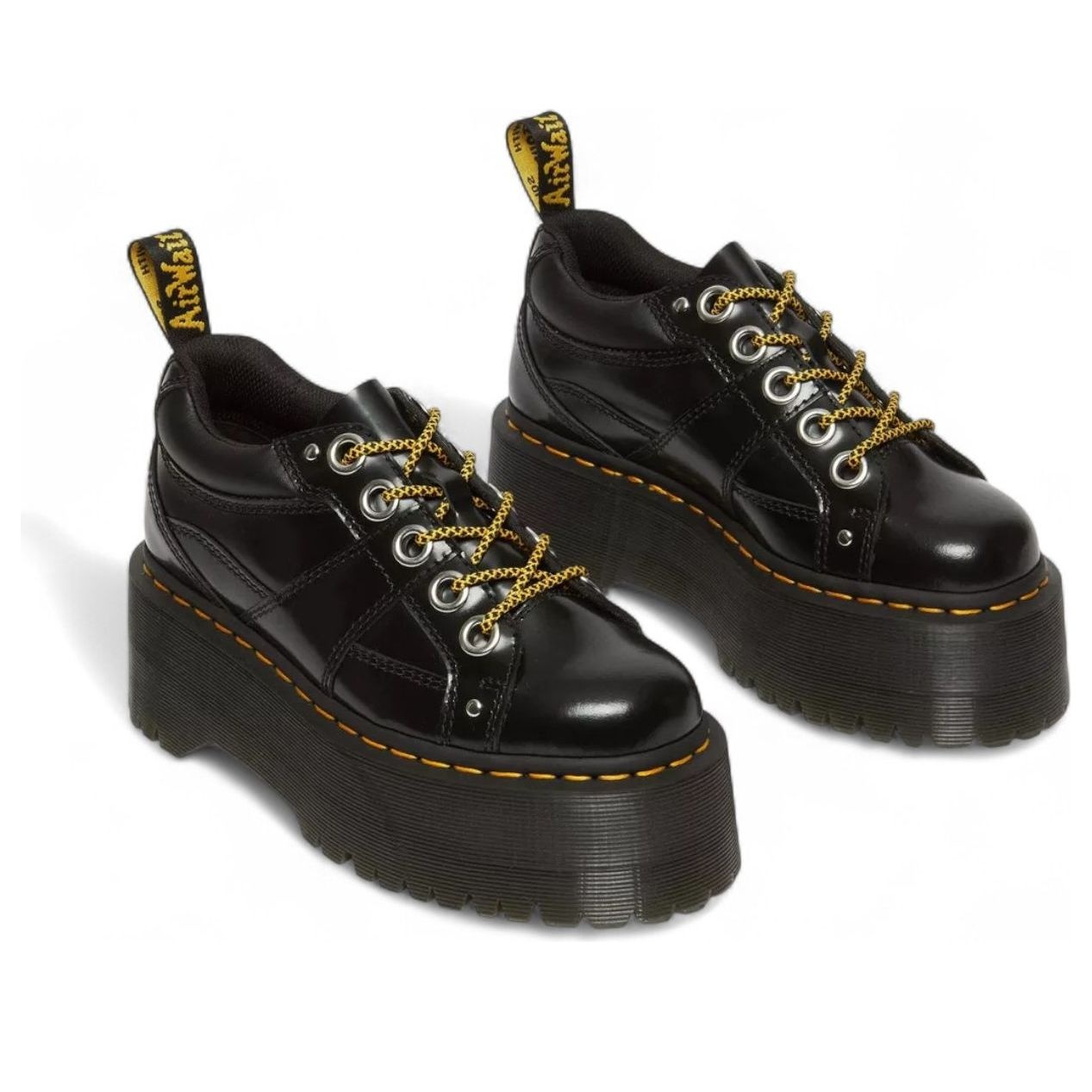 (WMNS) Dr. Martens 5-Eye Max Buttero Platform 'Black' 31423001 - 3