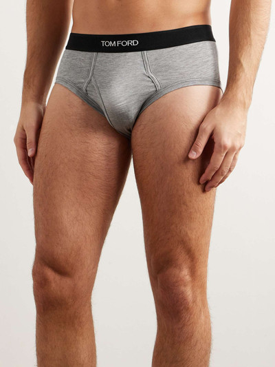 TOM FORD Two-Pack Stretch-Cotton and Modal-Blend Briefs outlook