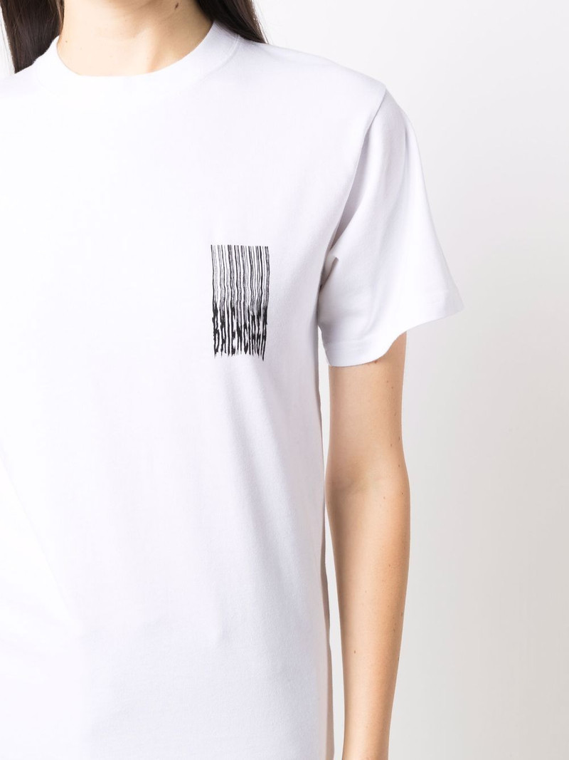 barcode-print T-shirt 5