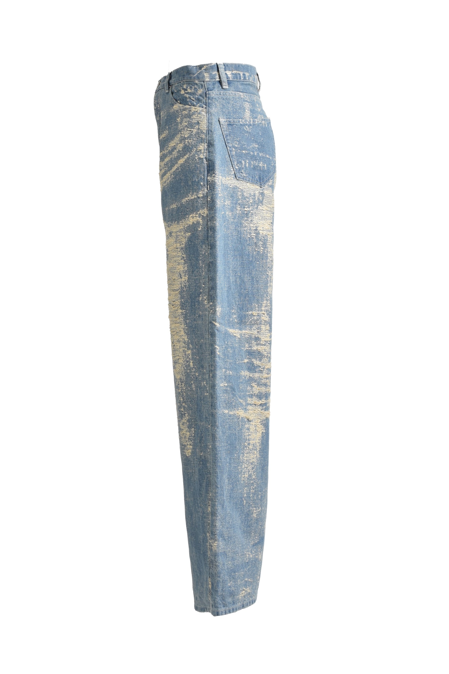 TAAKK WIDE DENIM / IND BLEACH | nubiantokyo | REVERSIBLE