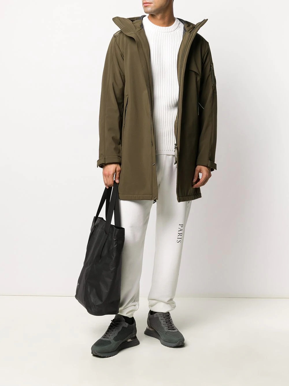 hooded parka coat - 2