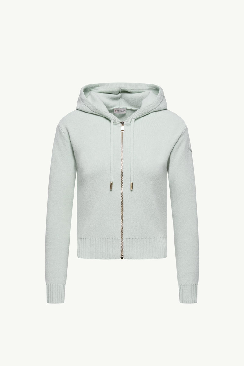 Cashmere & Wool Zip-Up Hoodie 1