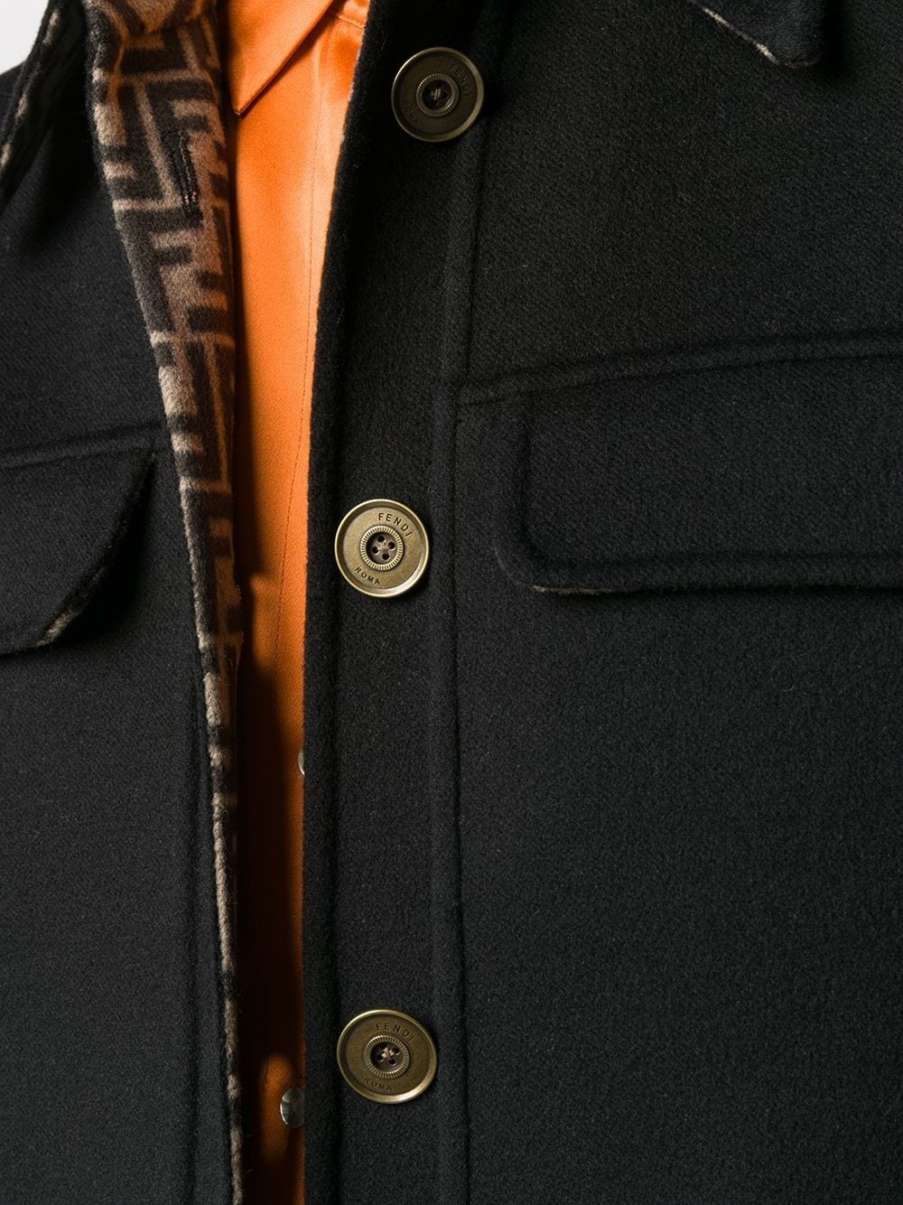 belted single-breasted coat - 5