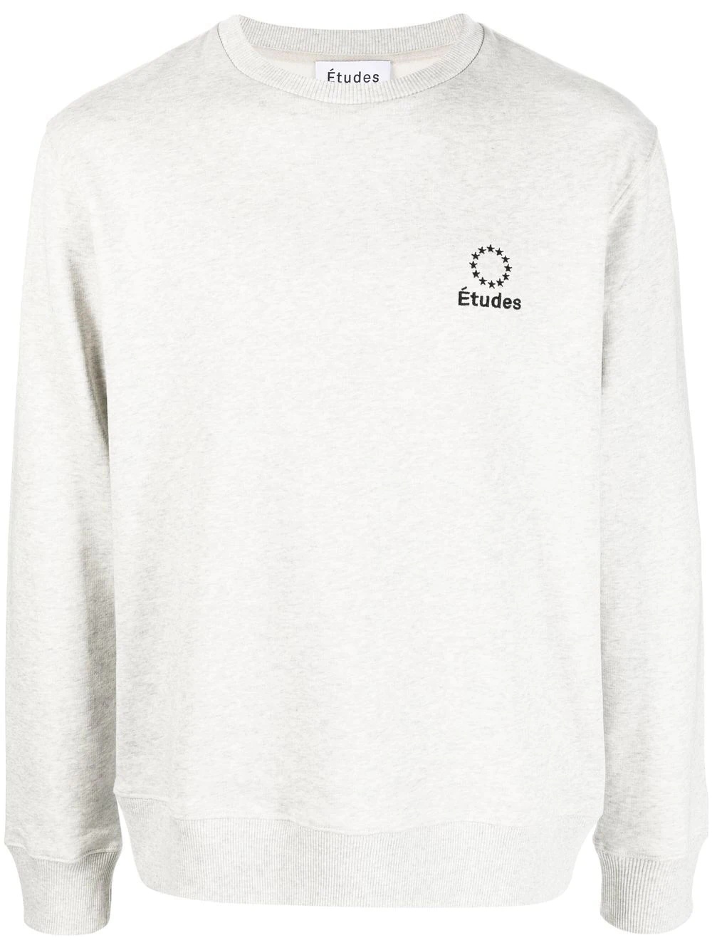 embroidered-logo sweatshirt - 1