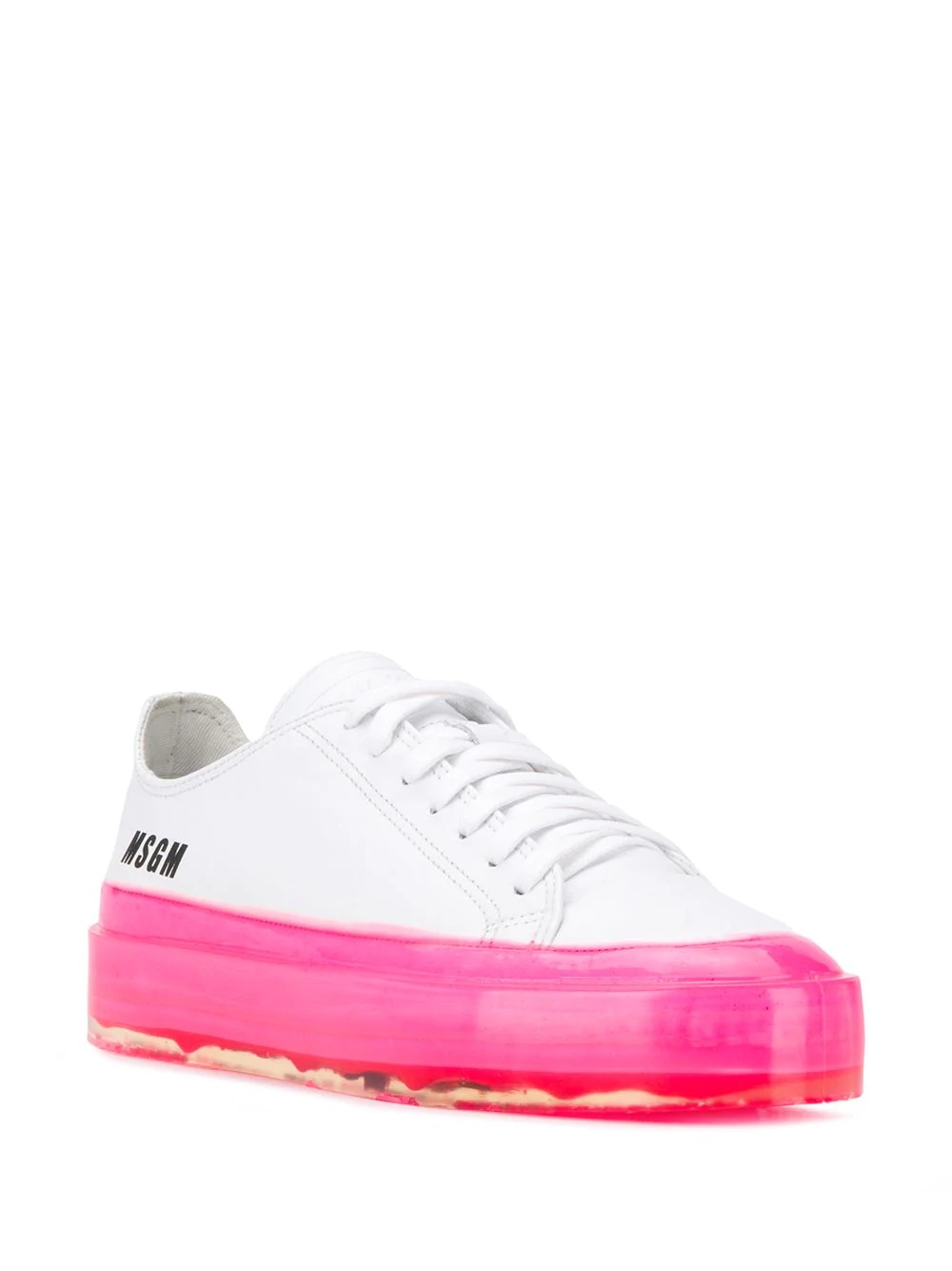 platform sole sneakers - 2