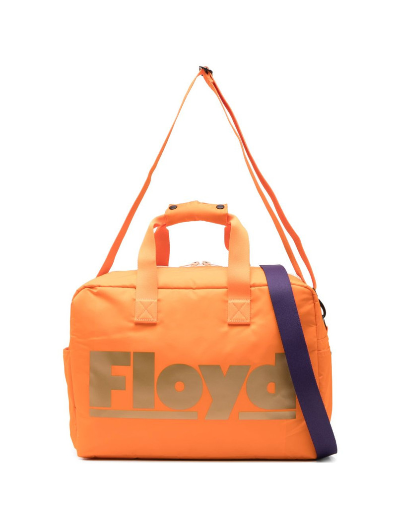 logo-print luggage 1