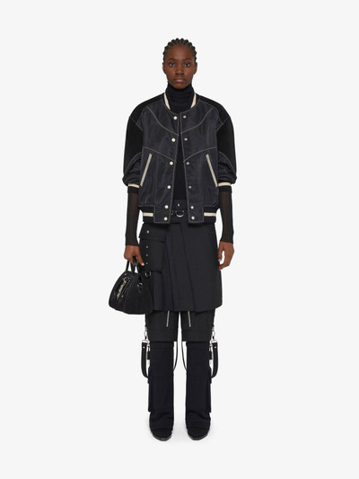 Givenchy OVERSIZED VARSITY JACKET WITH LEATHER DETAILS outlook