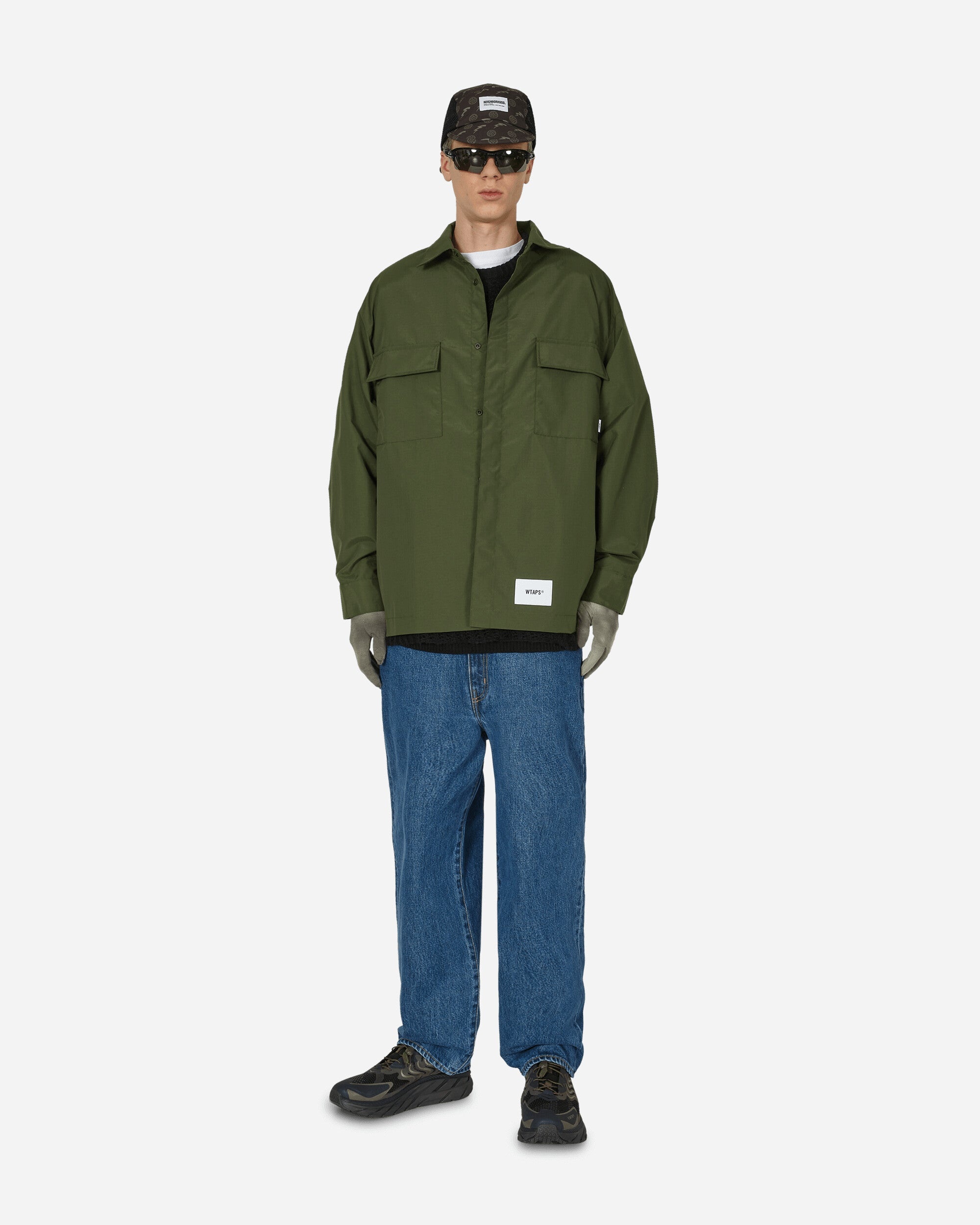 WTAPS BLUES STRAIGHT / TROUSERS / COTTON. DENIM (INDIGO