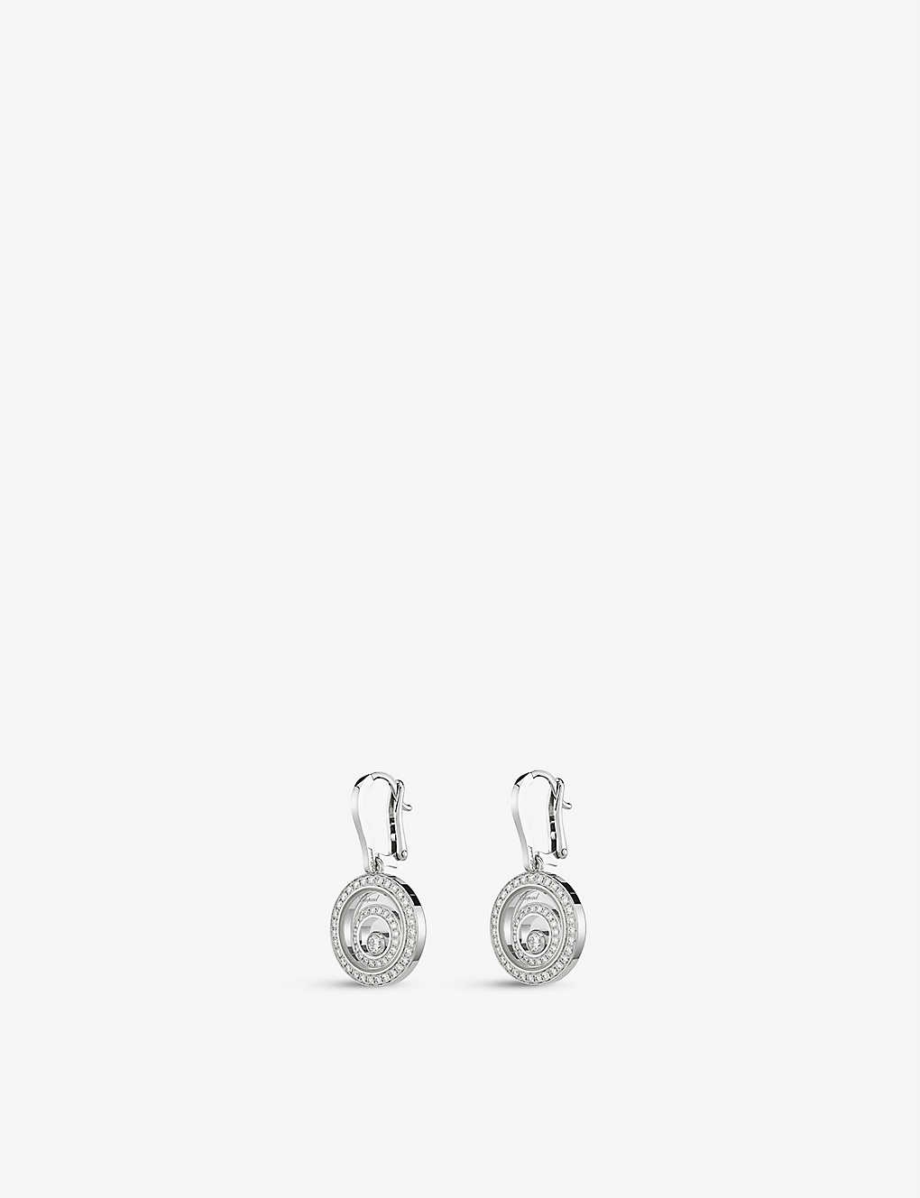 Happy Spirit 18-carat white-gold and diamond earrings - 2