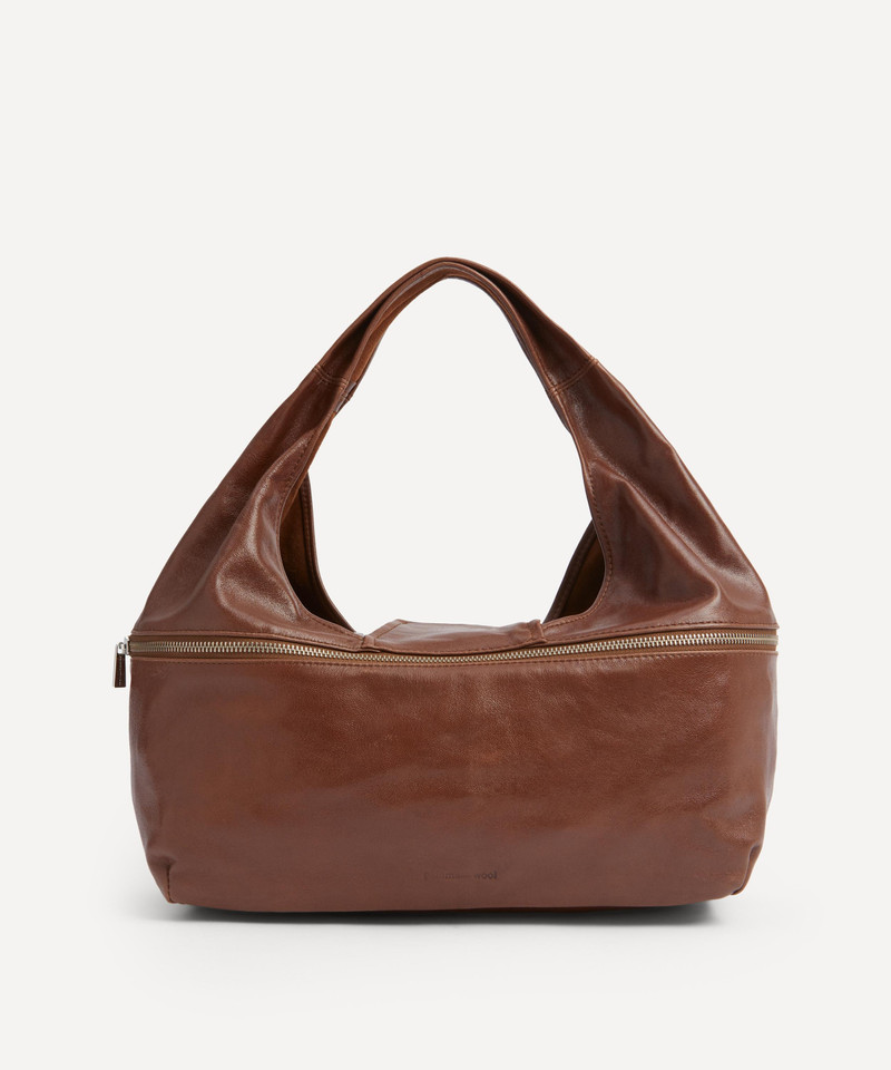 Riba Zip Leather Shoulder Bag 5