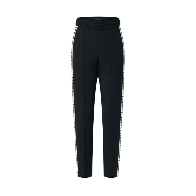 Preppy Knitted Wool Trousers 1