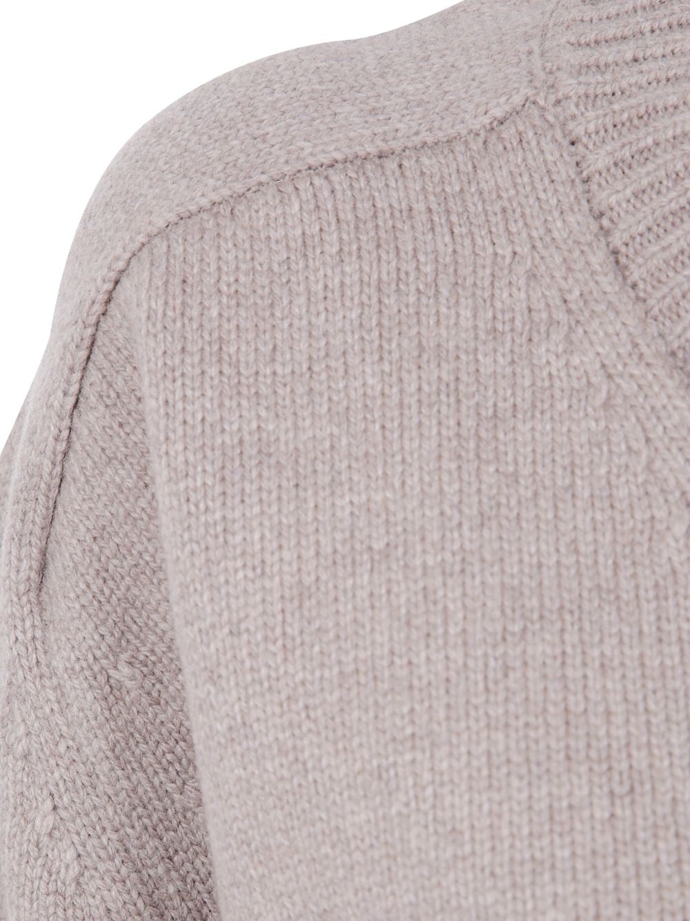 Sleeve Wrap wool jumper - 3