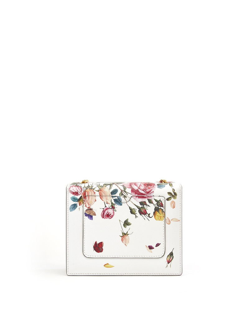 Oscar de la Renta ROSE PRINTED MINI TRO BAG outlook