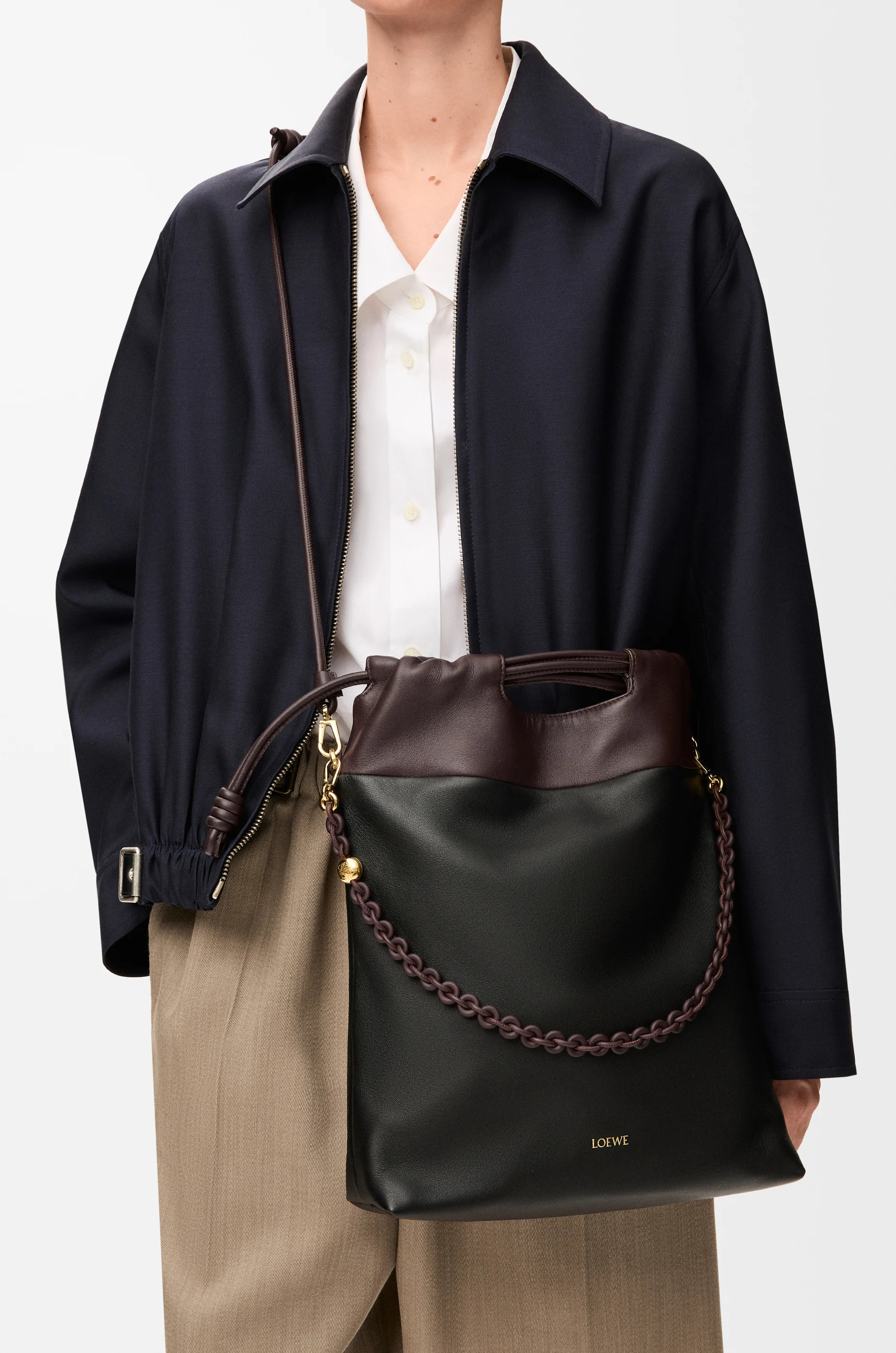 Flamenco purse tote in mellow nappa lambskin - 3